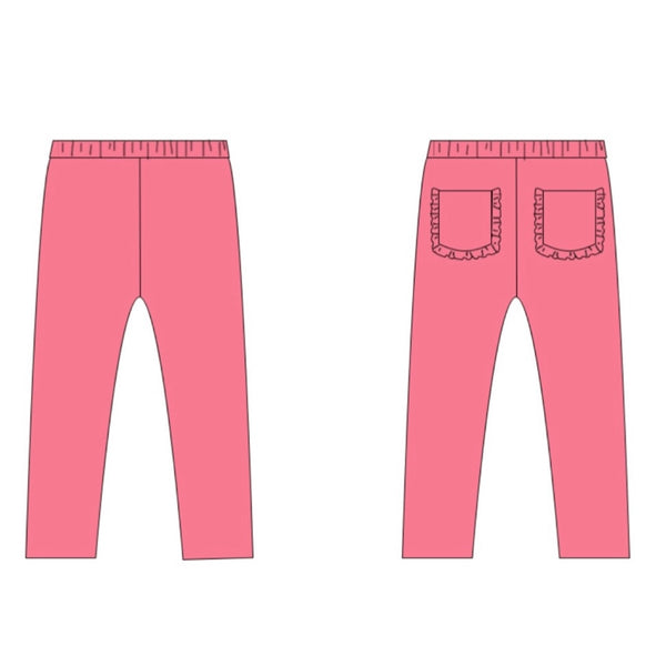 Leggings With Pocket - Candy Pink