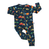 Double Zipper Romper - Road Rovers