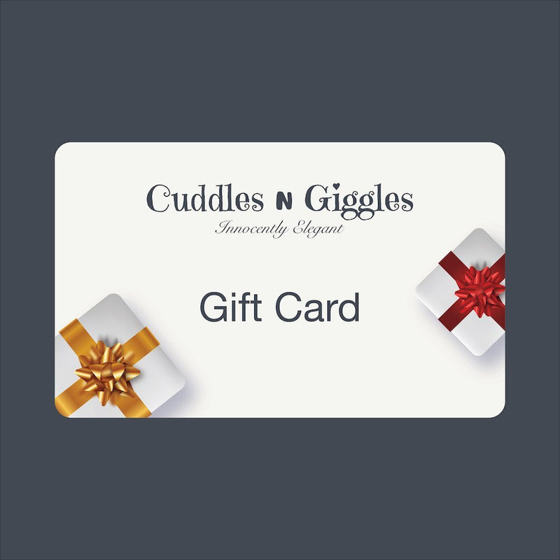 Tarjeta de regalo de Cuddles N Giggles